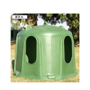 Râtelier plastique - cloche à foin 5 entrées - D 1,80m